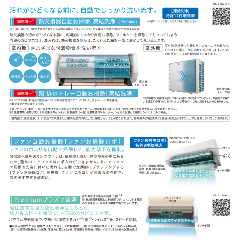 【標準工事費込】 エアコン 18畳 日立 メガ...の詳細画像4