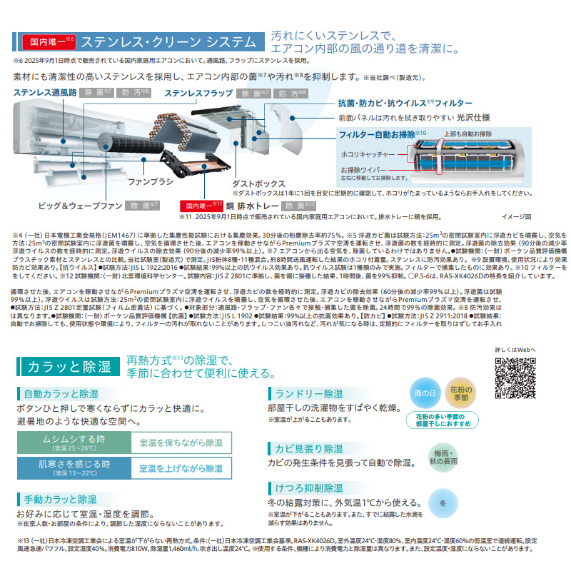 【標準工事費込】 エアコン 18畳 日立 メガ...の詳細画像5