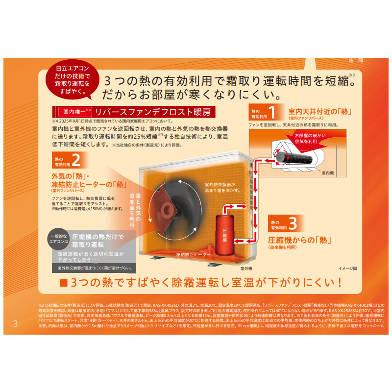 【標準工事費込】 エアコン 20畳 日立 メガ...の詳細画像2