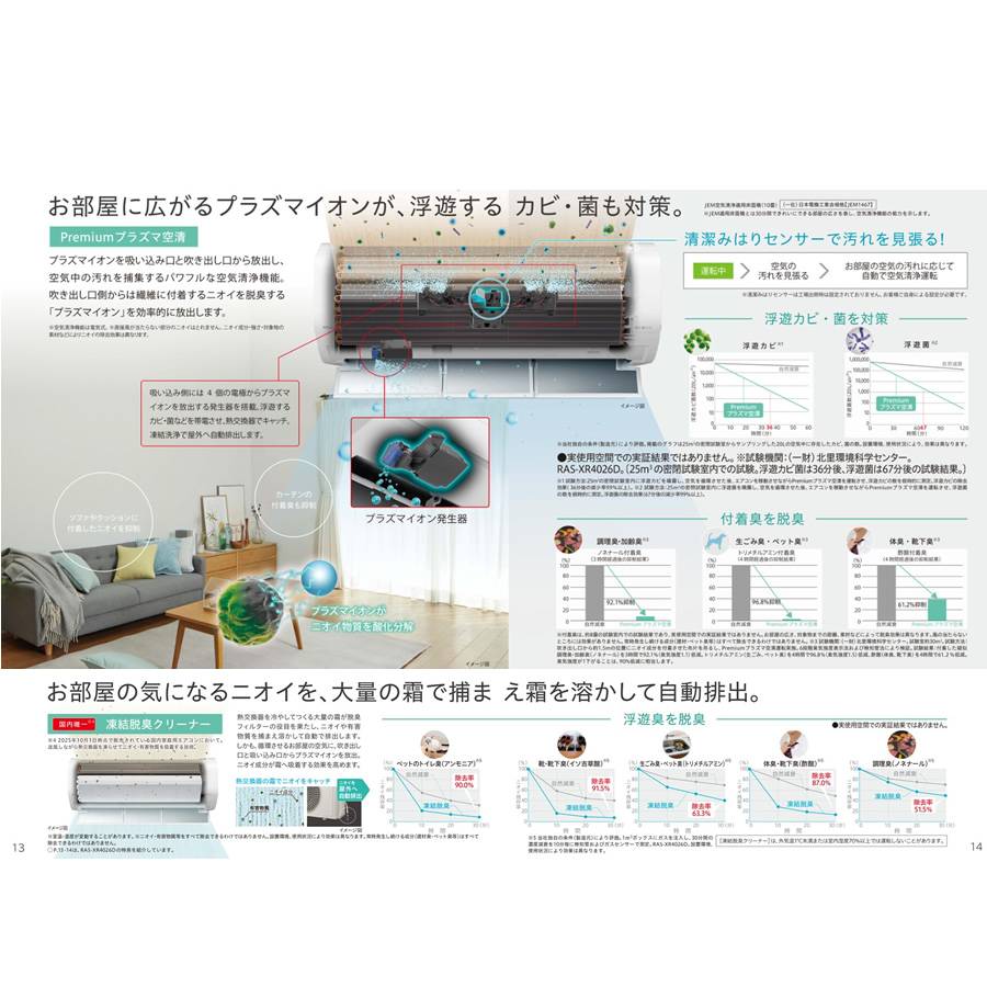 日立（HITACHI） エアコン 工事込 14畳用 白くまくん プレミアムX