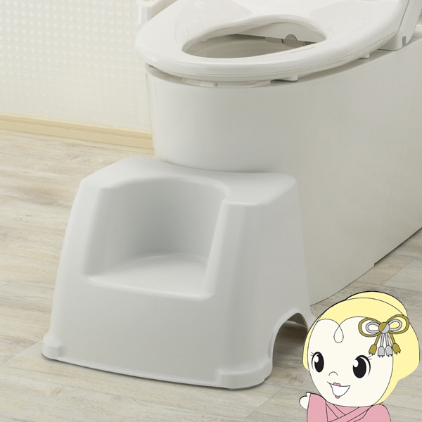 トイレサポートステップ 踏み台 ホワイト トイレ 足台 台 トイレステップ トイレトレーニング トイトレ 足置き台 ステップ 幼児 リッチェル｜gioncard