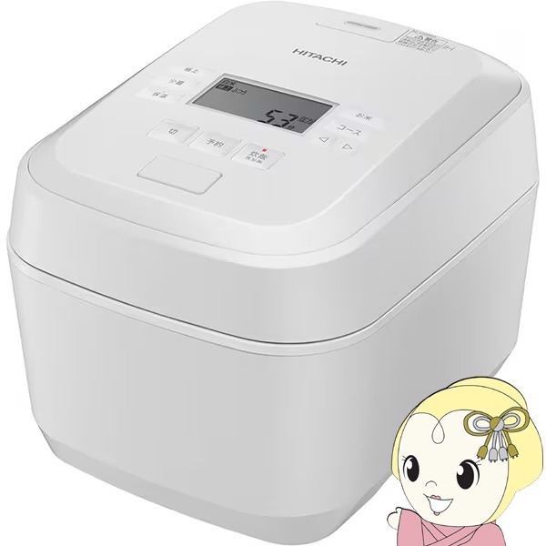 ���ъ� ���� HITACHI ���́��X�`�[��IH�W���[���ъ� 5.5������ �ӂ������V �t���X�g�z���C�g RZ-V100KM-W/srm