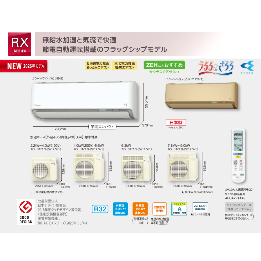 ダイキン（DAIKIN） [予約]エアコン 12畳 標準工事費込 3.6kw ルーム