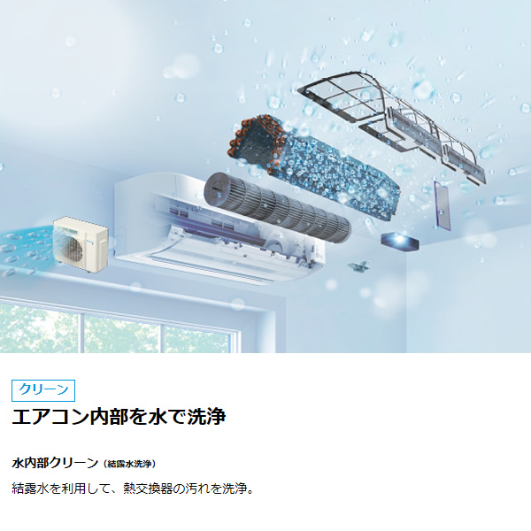 エアコン 23畳 7.1kw ダイキン ルームエアコン AXシリーズ 単200V ホワイト S715ATAP-W/srm | ダイキン | 05