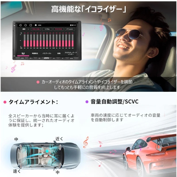 ATOTO カーナビ S8G2A74MS 7インチ 4G+32G 2DIN カーナビゲーション/srm | ATOTO | 07