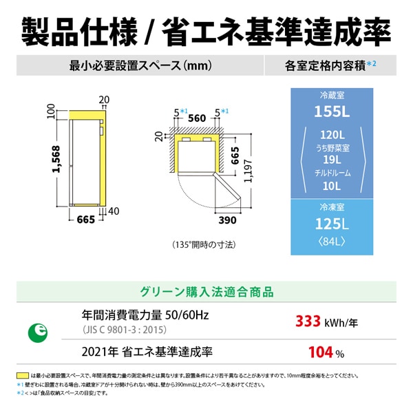 [予約 約1-2週間以降]冷蔵庫 【標準設置費込】 シャープ SHARP 280L 幅56cm 右開き 2ドア プラズマクラスター アコールホワイト SJ-PD28P-W ぎおん | SHARP | 03