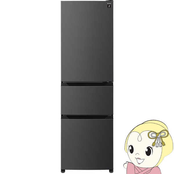 [�\�� ��1-2�T�Ԉȍ~]�①�� �y�ݒu���z �V���[�v SHARP 317L ��54.4cm �E�J�� 3�h�A �v���Y�}�N���X�^�[ �}�b�g�O���[ SJ-PT32R-H