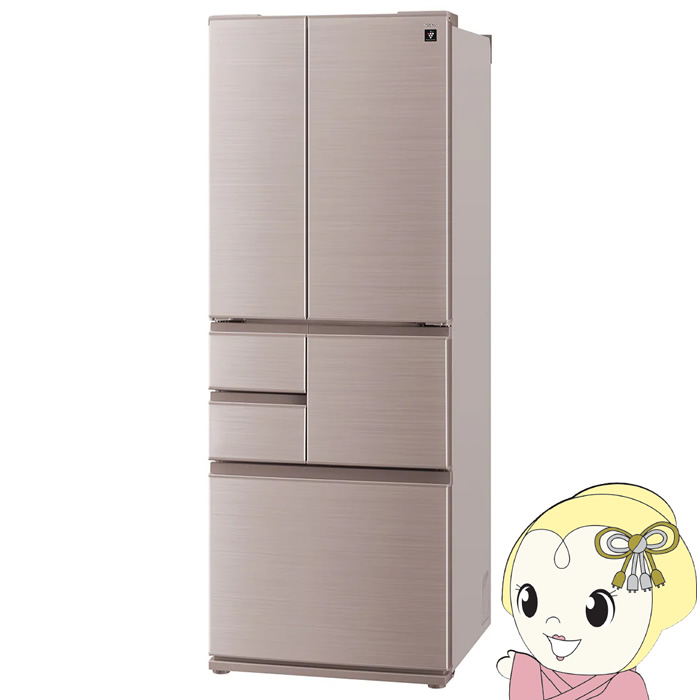 �①�Ɂy�W���ݒu��zSHARP �V���[�v 502L 6�h�A �V�����p�� SJ-X504R-N