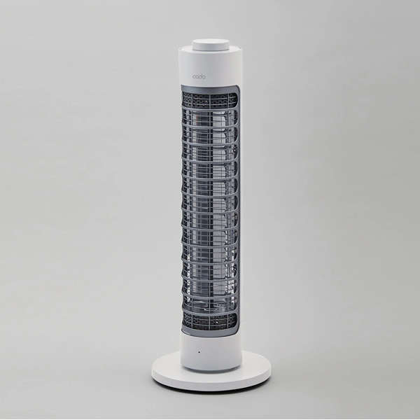 cado（カドー） 電気ヒーター 電気ストーブ 首振り機能 クールグレー