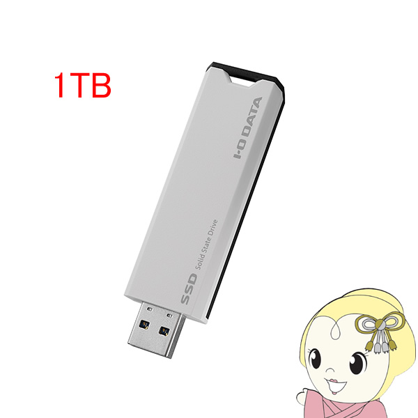 スティックSSD USB 10Gbps（USB 3.2 Gen2）対応 1TB アイ・オー・データ機器 SSPS-US1W/srm｜gioncard