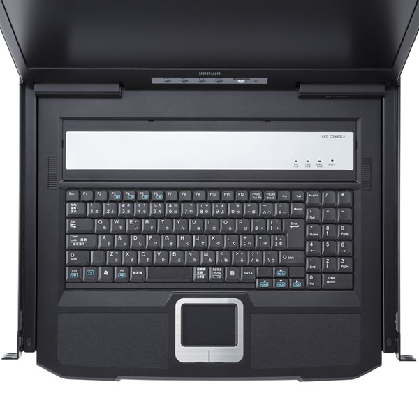 【メーカー直送】スライドLCDコンソールドロワー サンワサプライ USB/VGA対応 SW-KVMVDR/srm PCサプライ、アクセサリー