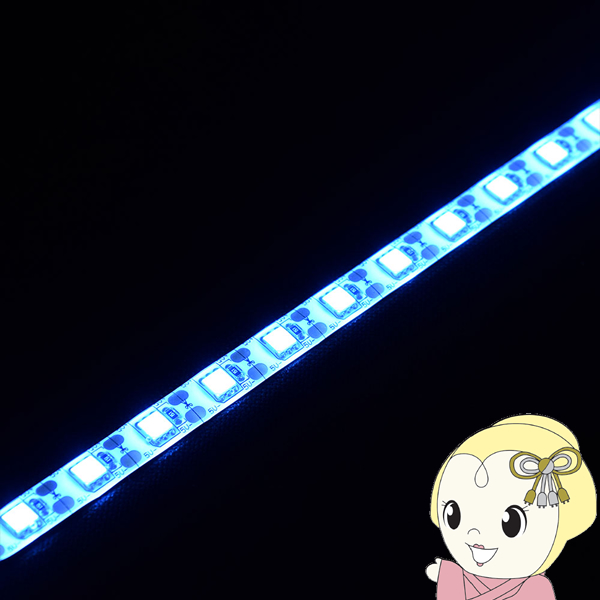 LEDテープライト【メーカー直送】 日本トラストテクノロジー USBテープLED 1m アイスブルー TPLED1M-IB｜gioncard