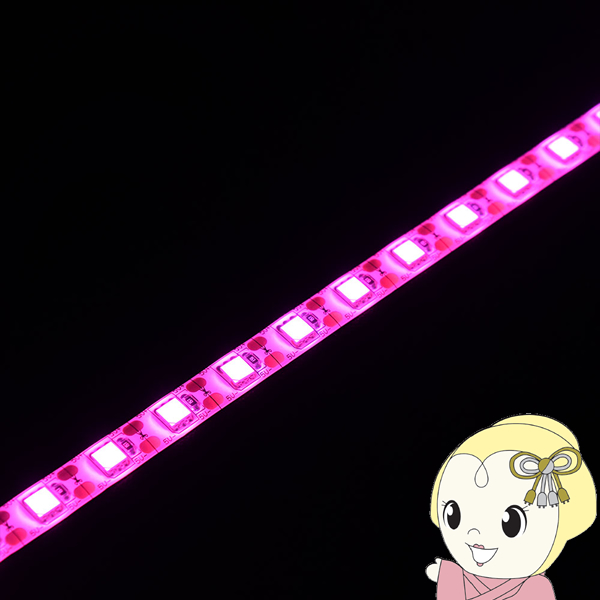 LEDテープライト【メーカー直送】 日本トラストテクノロジー USBテープLED 1m ピンク TPLED1M-PK｜gioncard