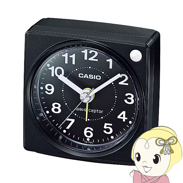 置き時計 置時計 TQ-750J-1JF アナログ表示 電波時計 スヌーズ カシオ CASIO｜gioncard
