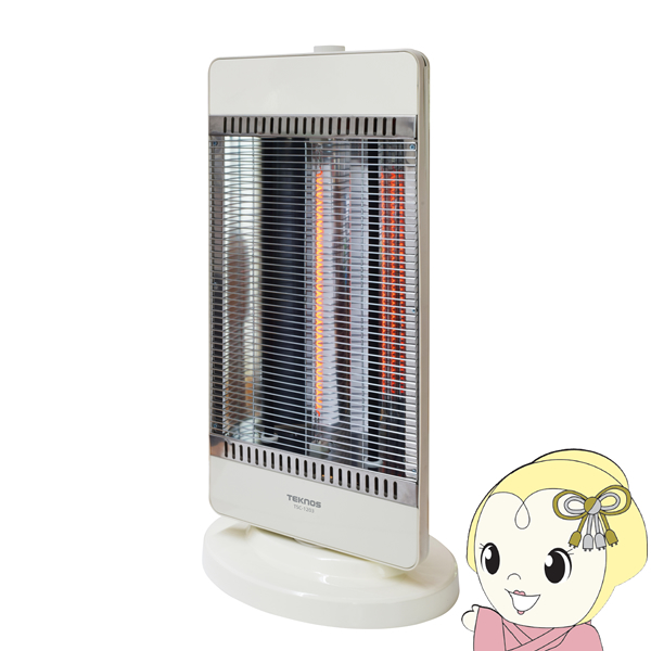 カーボンヒーター シーズヒーター ハイブリッドモデル 転倒OFF 首振 TEKNOS TSC-1203 TEKNOS（テクノス） カーボンヒーター+シーズヒーター コンビヒーター