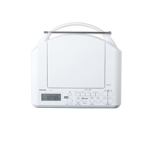 東芝 CDラジオ ネオジウムスピーカー コンパクトボディ ホワイト TY-ANC1-W/srm｜gioncard｜09
