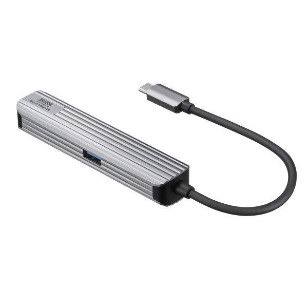USB Type-Cマルチ変換アダプタ HDMIポート＋LANポート付きケーブル15cm サンワサプライ USB-3TCHLP7S/srm｜gioncard｜09
