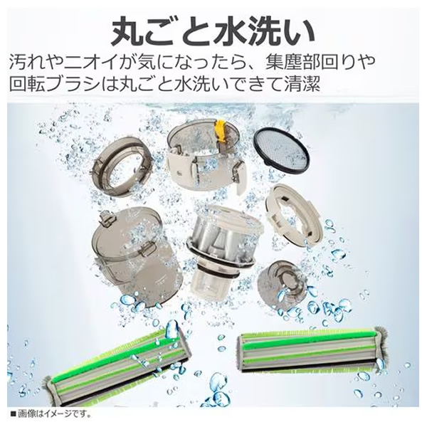 掃除機 東芝 TOSHIBA サイクロン式スティッククリーナー TORNEO cordless メタリックベージュ VC-CLX73-C/srm | TOSHIBA | 16