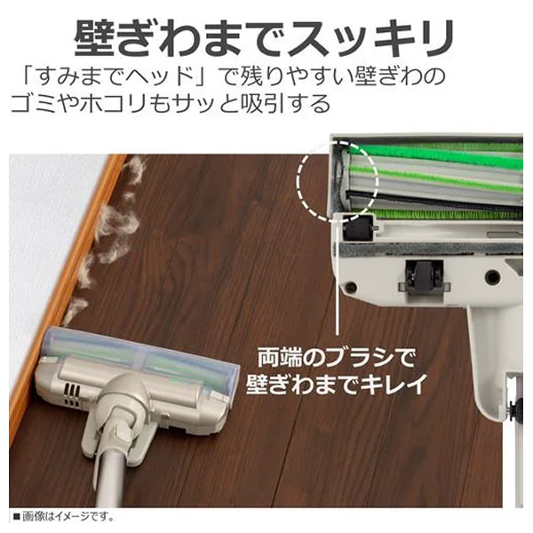 掃除機 東芝 TOSHIBA サイクロン式スティッククリーナー TORNEO cordless メタリックベージュ VC-CLX73-C/srm | TOSHIBA | 06