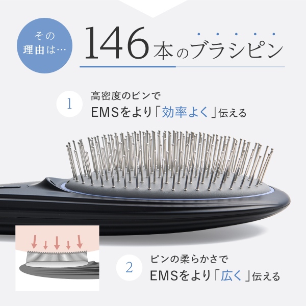 WAVEWAVE 「正規品」 WAVEWAVE EMS Brush Air 頭皮ブラシ ヘッドスパ