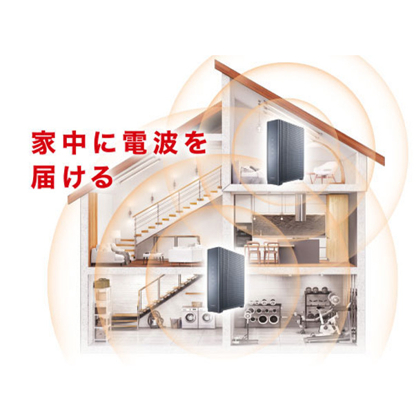 エレコム Wi-Fi 7対応 無線LANルーター 2.5G対応 ブラック WRC-BE65QSD-B/srm_9