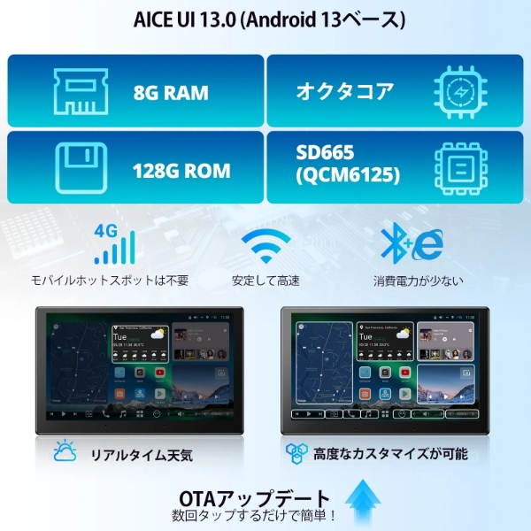 ATOTO カーナビ X10G209E 9インチ 8G+128G 2DIN カーナビゲーション