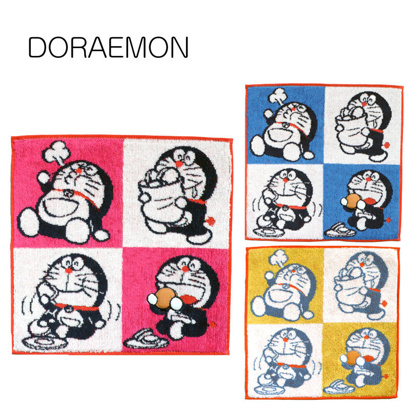 DORAEMON ドラえもん 大好き どら焼き タオル ハンカチ