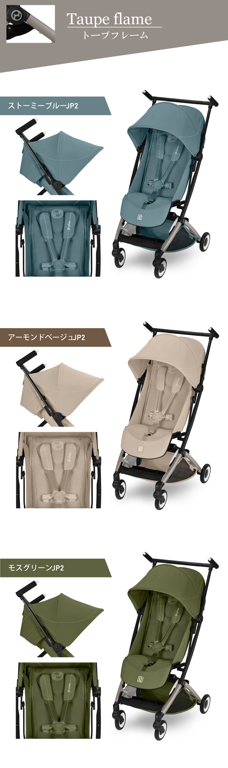 cybexサイベックスLIBELLE 2026 電車でも飛行機でもコンパクトに持ち運びできる