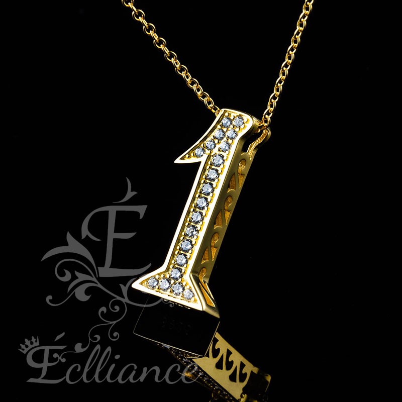 Eclliance エクリアンス Number Necklace S925 ナンバー