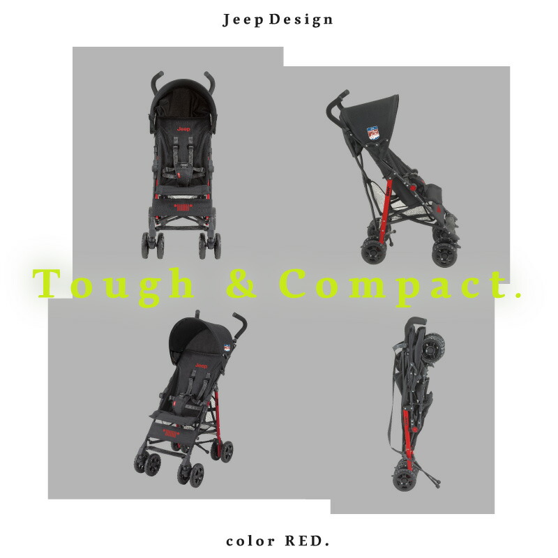 Jeep（ジープ） ベビーカー アドベンチャー 最新モデル レッド ゴビ