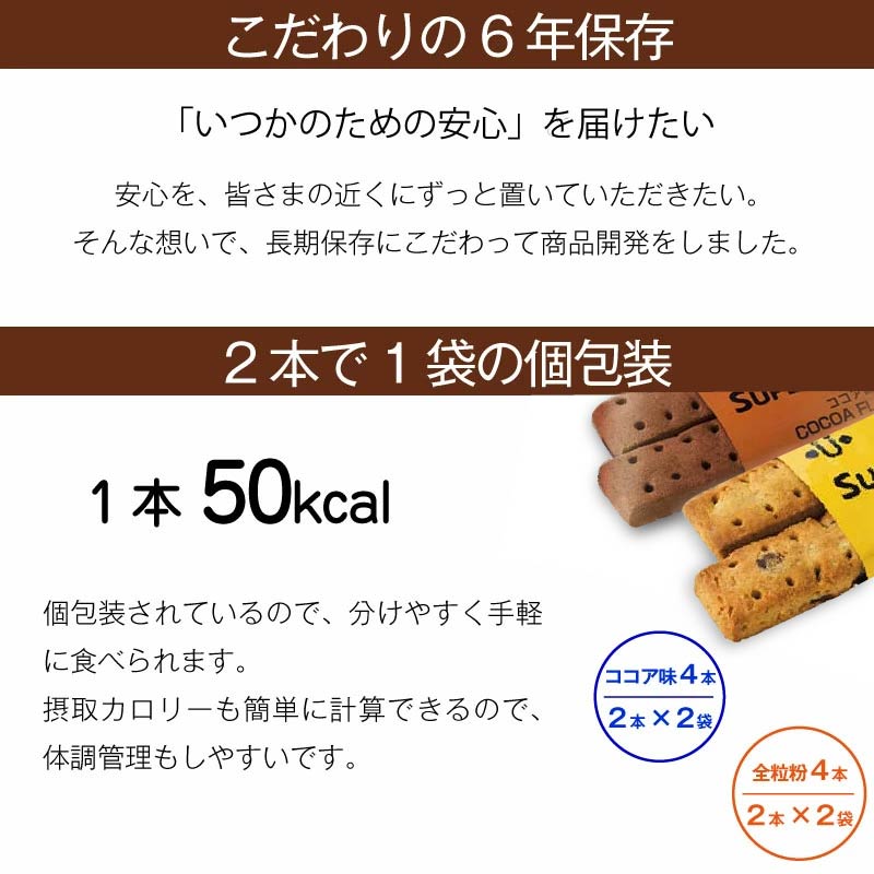 6年保存 非常食 お菓子 栄養機能食品 スーパーバランス SUPER BALANCE 6YEARS