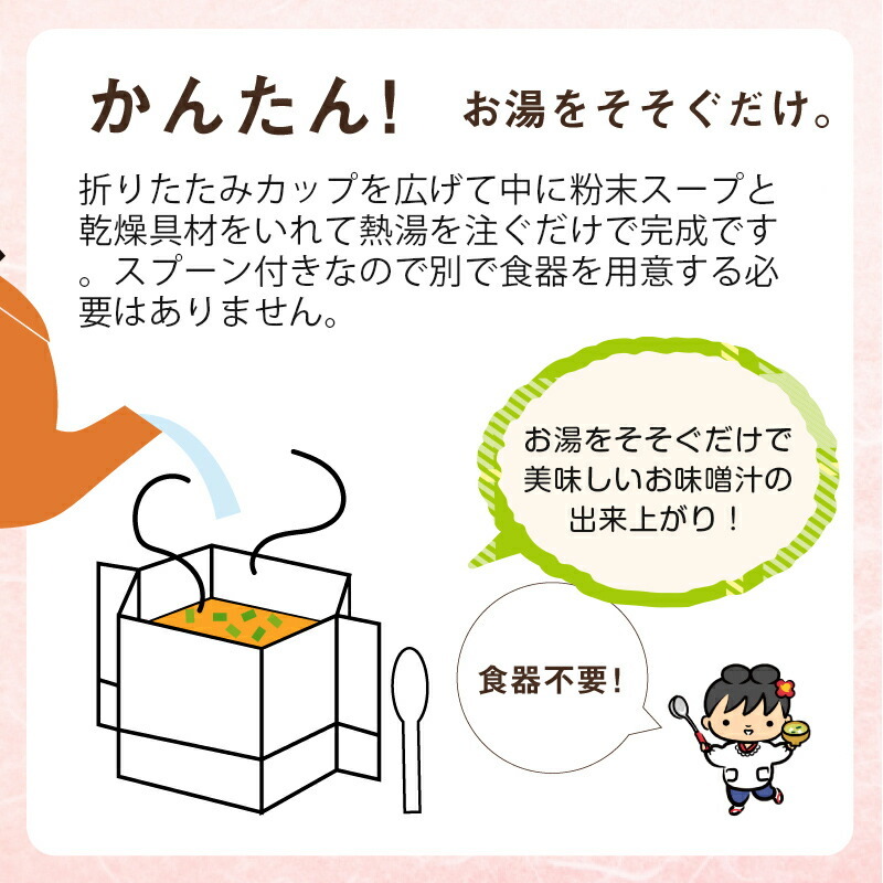 5年 保存防災食 神州一味噌 ポケットワン おみそ汁 食器不要 スプーン付き 15袋セット