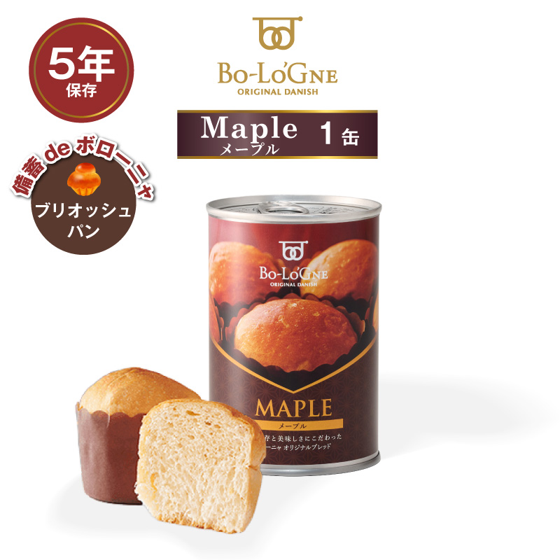 5年保存 非常食 パン 缶詰 保存缶 備蓄deボローニャ ライ麦オレンジ 1