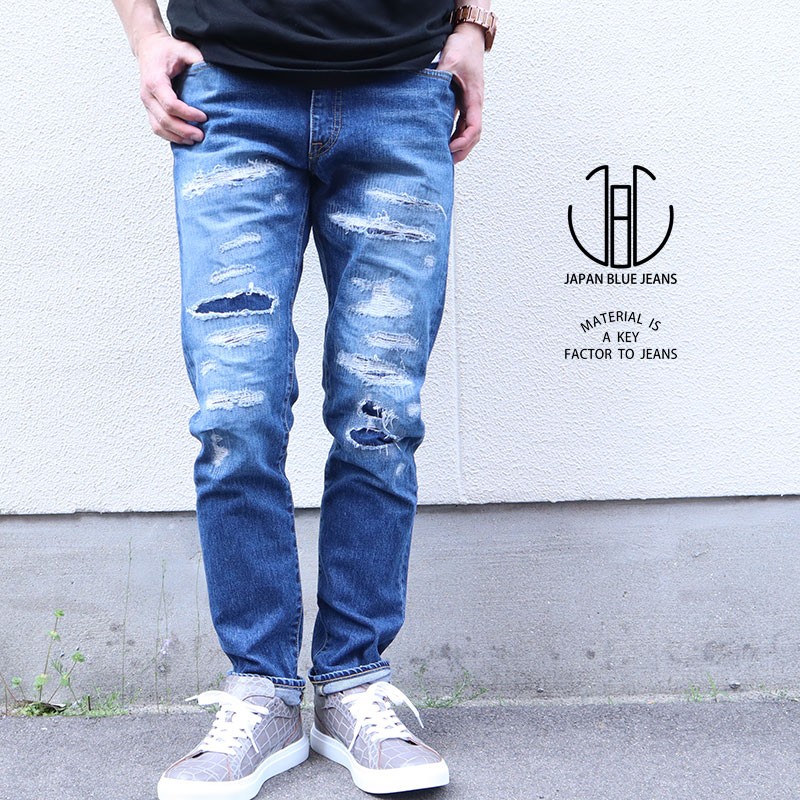 JAPAN BLUE JEANS ジャパンブルージーンズ NEW CALIF. Santa Monica スリムテーパードフィット 12oz  スリムテーパードフィット デニム メンズ : j8717sm : GISE - 通販 - Yahoo!ショッピング