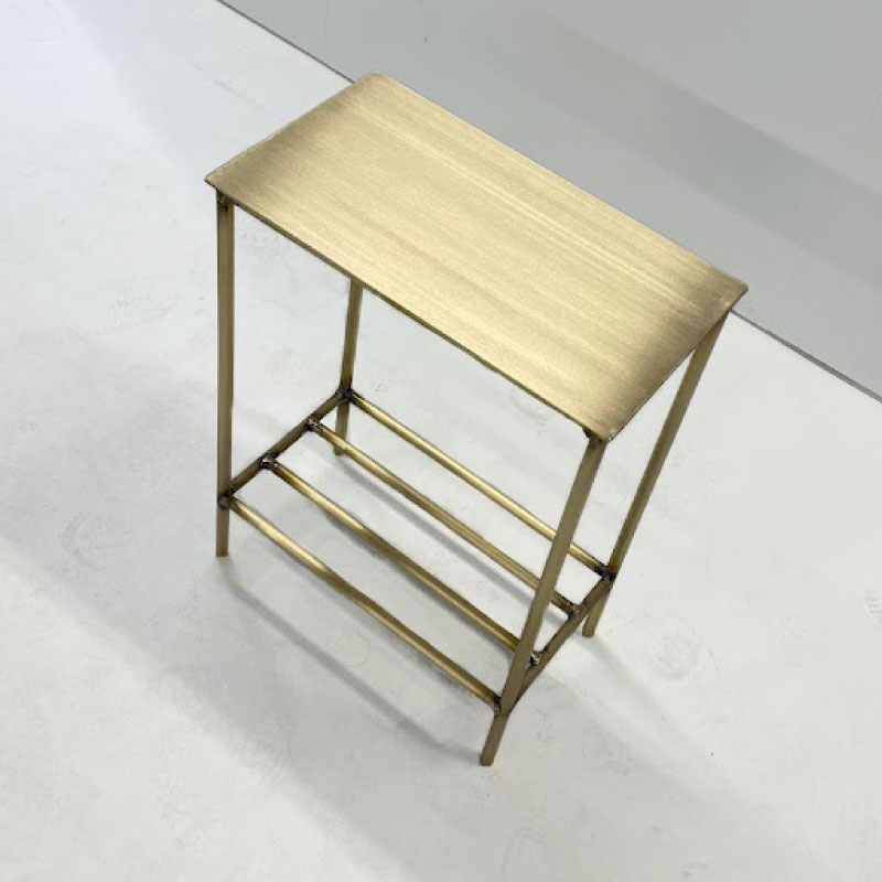 真鍮シェルフ BrassShelf 棚 日本製 完成品 アイアンテーブル アイアン