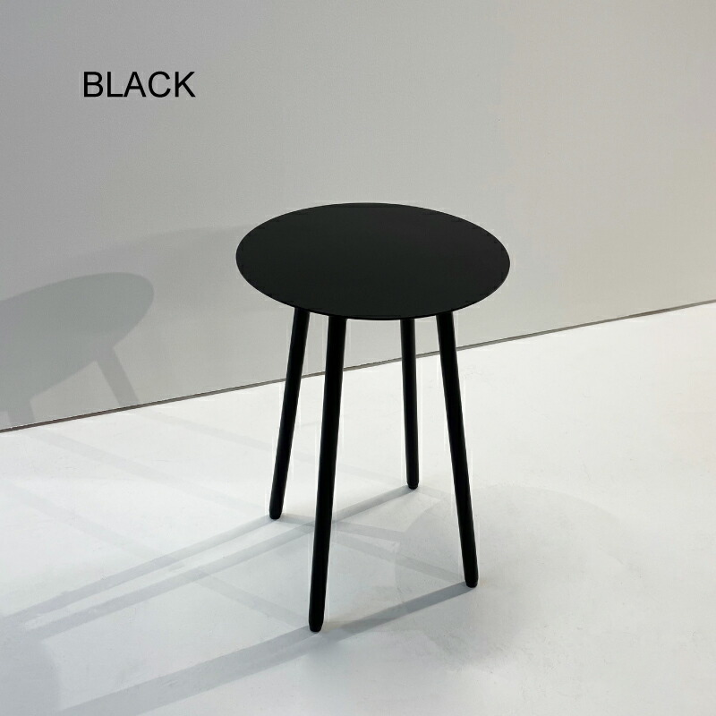 スツール サイド テーブル アイアン 丸型 ラウンド 白 黒 ブラック