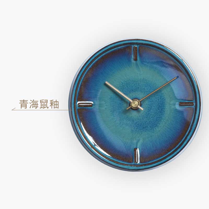 壁掛け時計 GLAZED CLOCK 陶器時計 フック付 Z-01 Z-02 Z-03 Z-04 美濃焼 SUGY 杉浦製陶