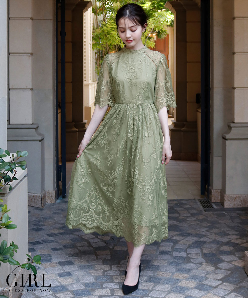 GIRL DRESS FOR NOW パーティードレス ロング 40代 結婚式 10代