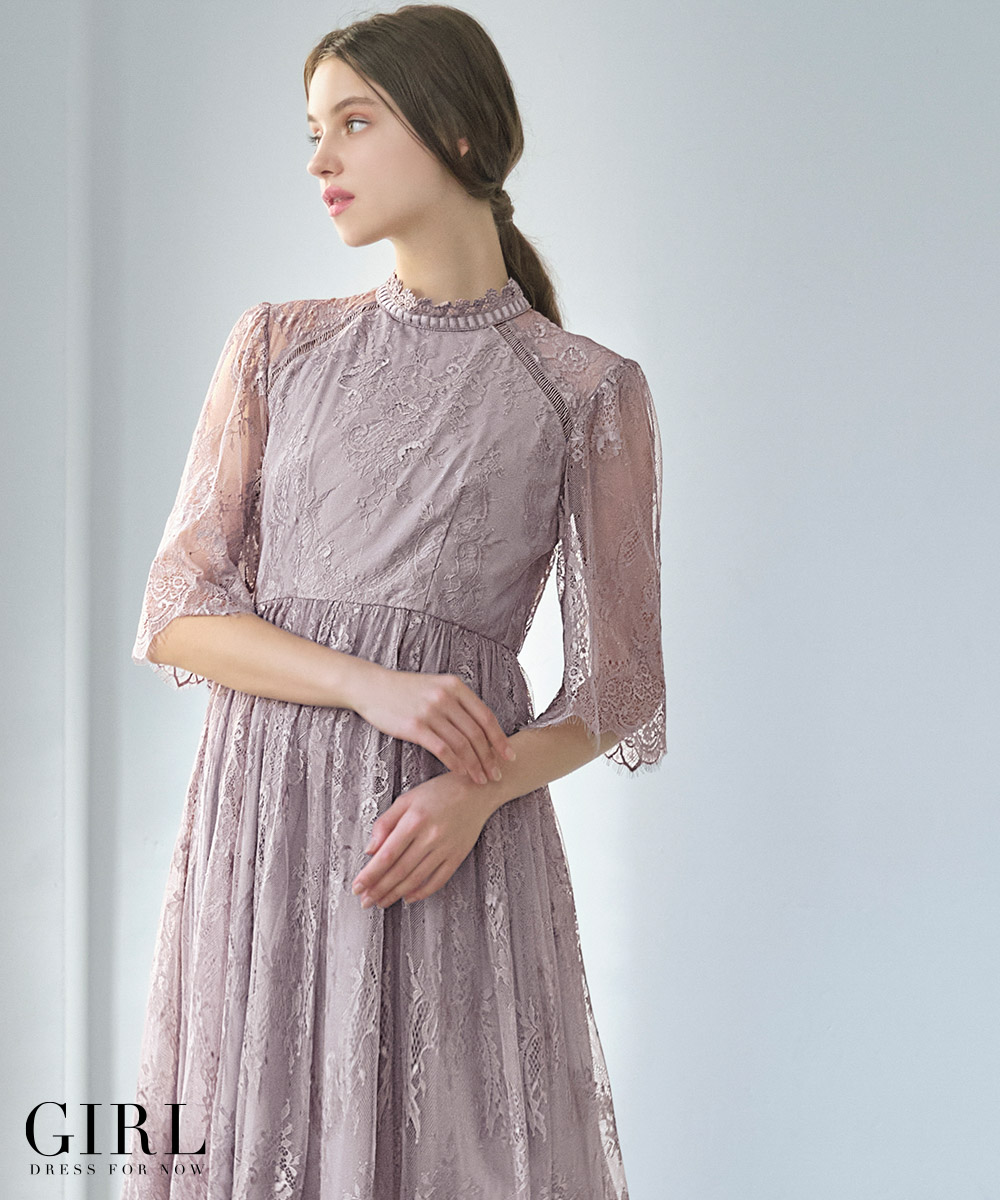 GIRL DRESS FOR NOW パーティードレス ロング 40代 結婚式 10代