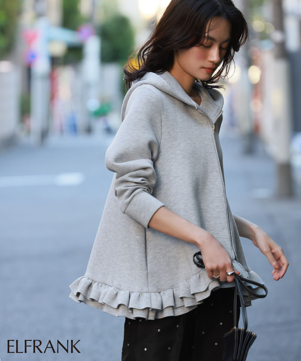 GIRL DRESS FOR NOW パーカー レディース 大きめ おしゃれ きれいめ  