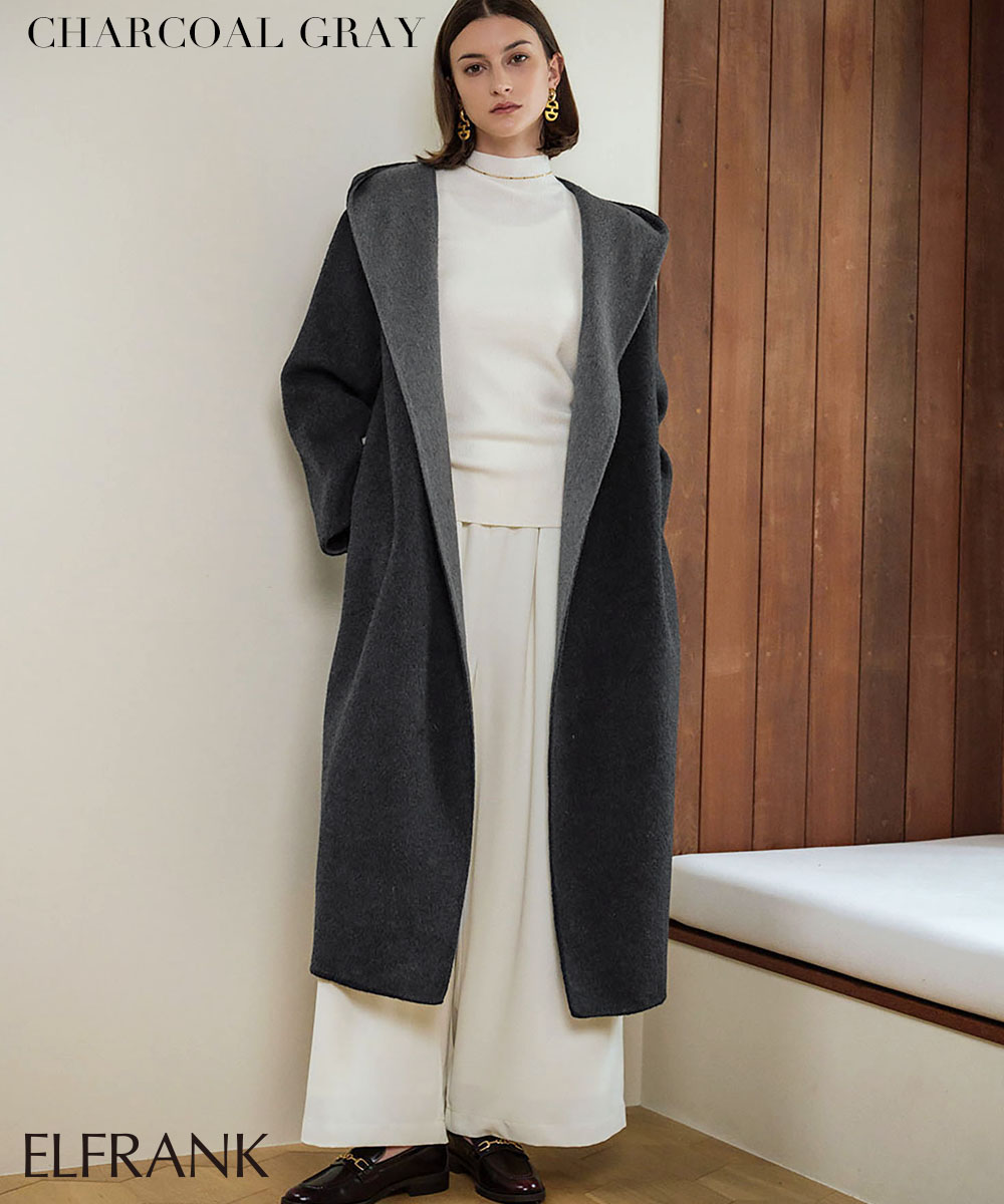 GIRL DRESS FOR NOW コート レディース きれいめ ガウンコート ウール 