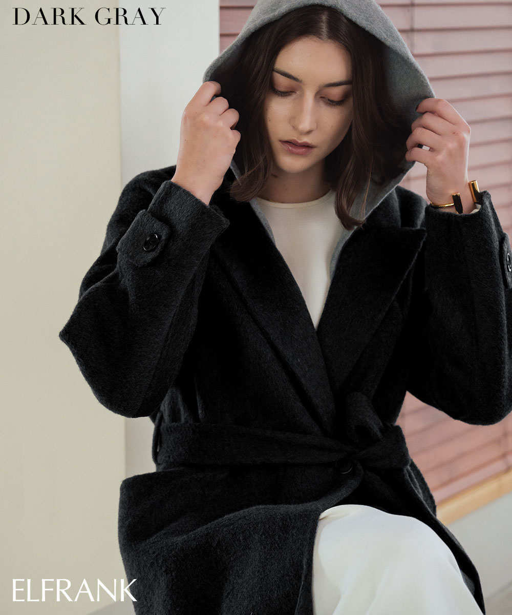 美品 4L カシミヤ ウール チェスターコート K OF KRIZIA クリツィア
