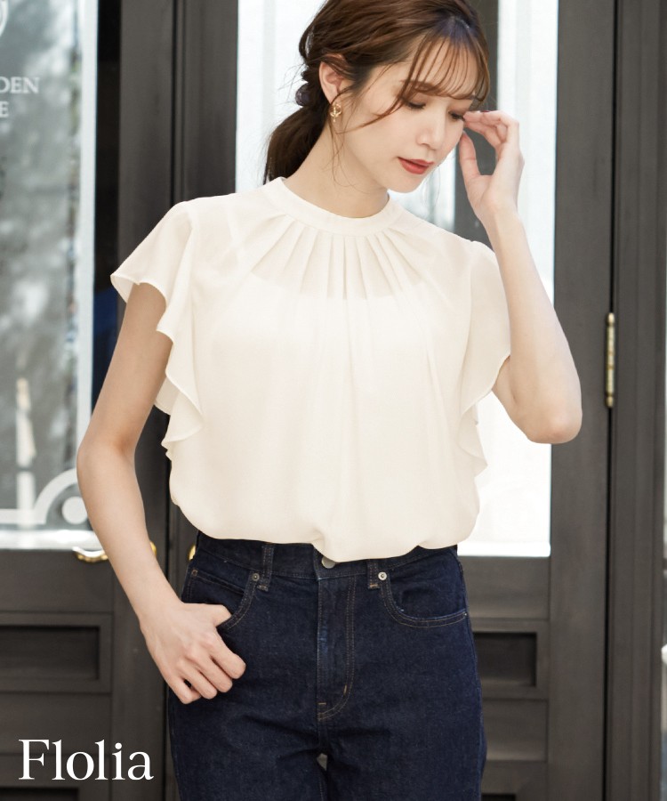 GIRL DRESS FOR NOW ブラウス オフィス 半袖 レディース ビジネス