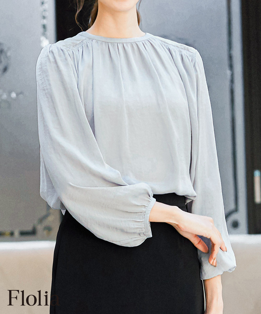 ブラウス オフィス 長袖 レディース ビジネス トップス 袖付き 結婚式 パーティー 二次会 謝恩会 食事会 カジュアル 通勤 卒業式 入学式 2way Flo Fu 079 パーティードレス通販girl 通販 Yahoo ショッピング