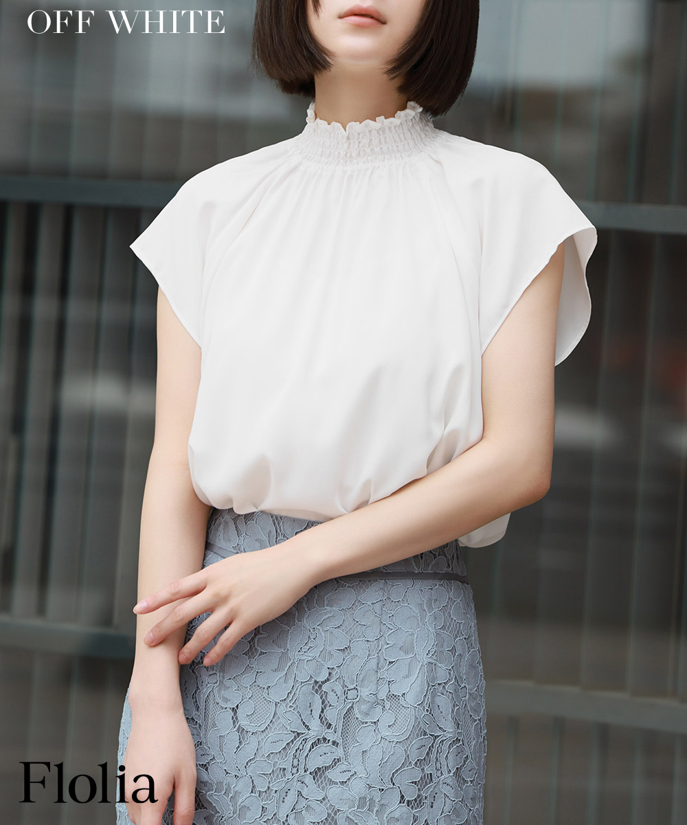 ブラウス レディース 半袖 オフィス フォーマル おしゃれ きれいめ