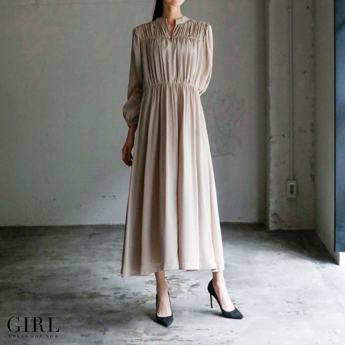 GIRL DRESS FOR NOW パーティードレス 成人式 ロング 前後2way GIRL DRESS FOR NOW パーティードレス 成人式 ロング 前後2way