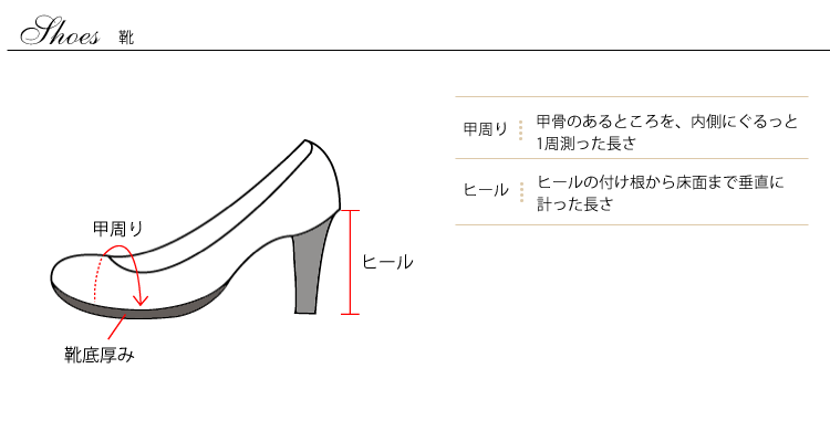 甲周り どこ コレクション 靴