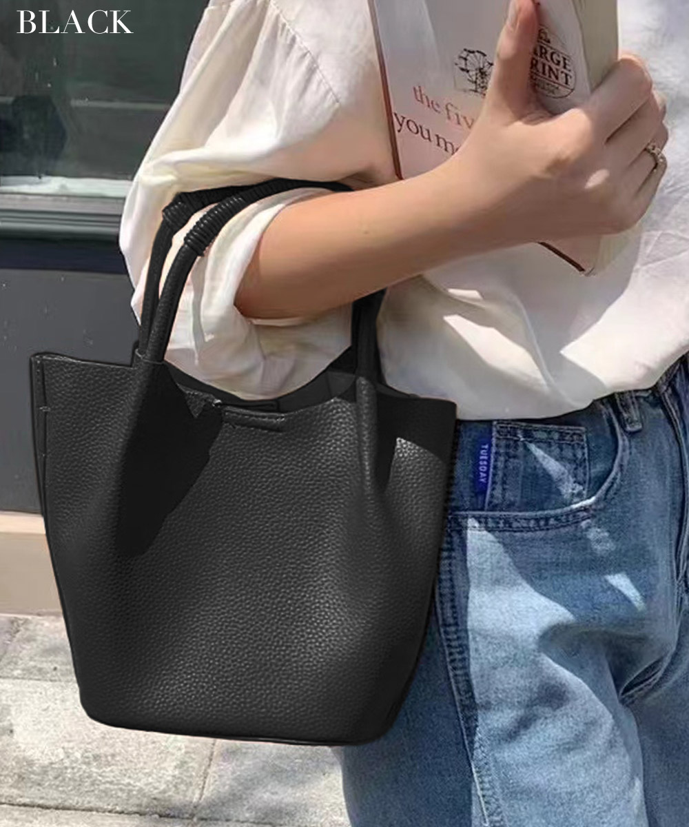 バッグ レディース 持ち手 ハンドバッグ 小さめ 黒 オシャレ ショルダーバッグ 斜め掛けバッグ 斜め掛け 大人 軽量 カジュアル シンプル お出かけ | GIRL DRESS FOR NOW | 06