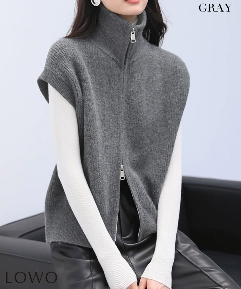 GIRL DRESS FOR NOW ベスト ジレ レディース 前開き カジュアル