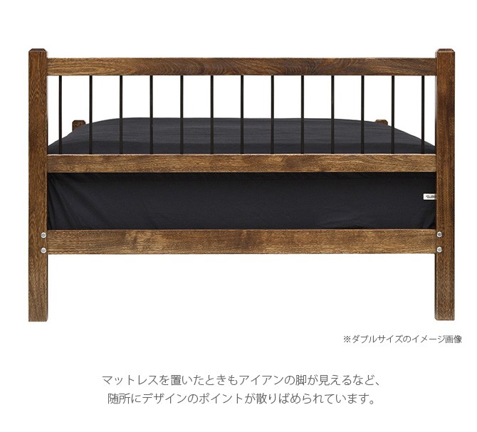 ACME Furniture ベッドフレーム シングル ベッド フレーム 木製